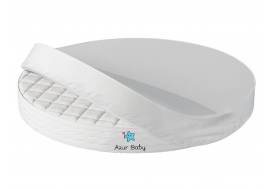 Наматрасник на круглый матрас с резинкой по периметру