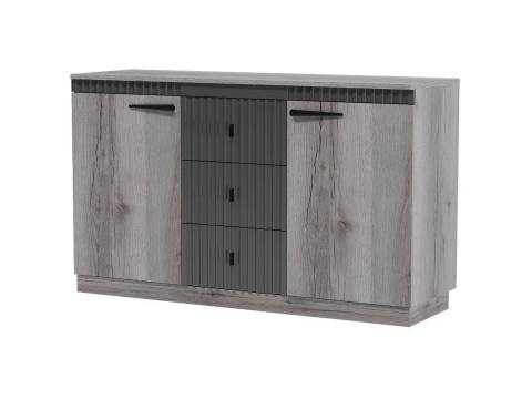 Комод на цоколе Ольга 3 дуб делано