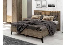 Кровать с ножками 1400 Ольга 3 дуб коми