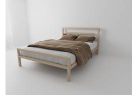 Кровать металлическая Куба 1400 бежевая