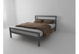 Кровать металлическая Комфорт 1800 серая
