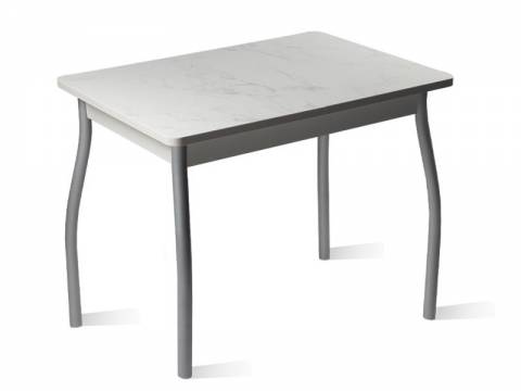Стол раздвижной Орион.4 900 пластик мрамор белый - комплект ног №1.1