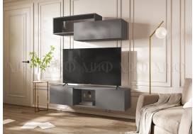 Гостиная навесная Норд Графит