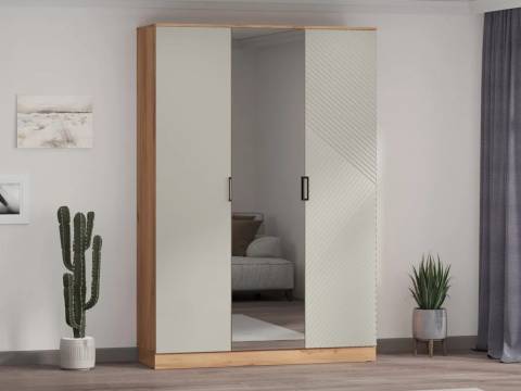 Шкаф трехстворчатый Леон Софт грин