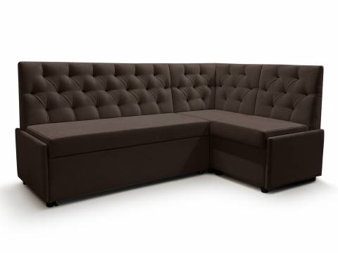 Угловой диван Призма каретная стяжка с коробом вивальди 8
