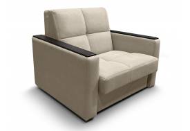 Диван Рэй 900х2000 Клетка с прямыми подлокотниками с МДФ вивальди 3