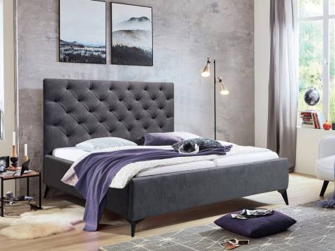 Кровать Фрейм 1600 Каретная стяжка высокие ножки с подъемом вивальди 34