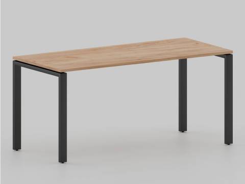 Стол с эффектом парения Лофт П-образные опоры черные ЛО.Кпп_8 800х1400 мм