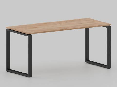 Стол с эффектом парения Лофт О-образные опоры черные ЛО.Кпо_7 700х1200 мм