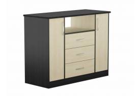 Комод универсальный Дуэт Люкс Венге/Млечный Дуб