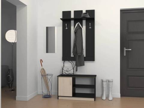 Прихожая Дуэт Люкс Венге/Млечный Дуб