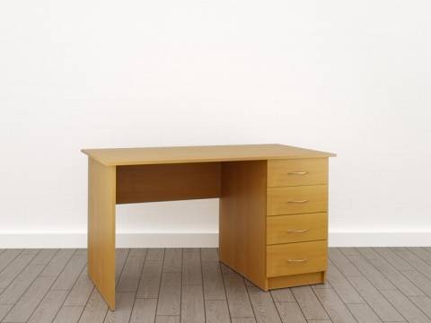 Стол прямой с тумбой 16 мм (К-17) Менеджер