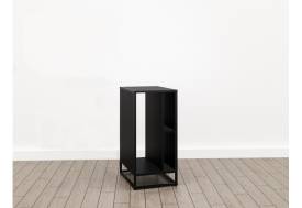 Тумба под кофемашину открытая (М-22) Лофт Черный