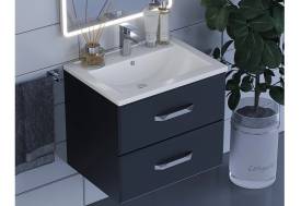 Тумба с раковиной Uperwood Foster черная 60 см