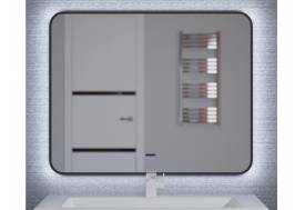Зеркало Uperwood Modul черное холодная подсветка 60х80 см