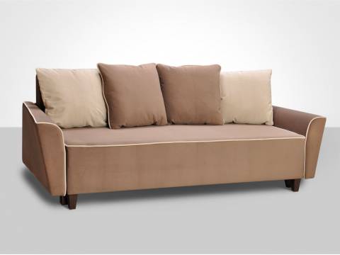 Диван Рио 2 Торонто шоколад-крем