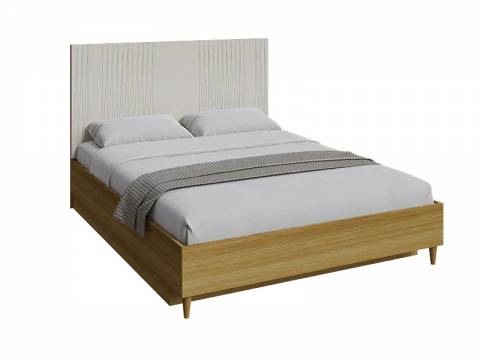 Кровать 1800 без банкетки Калипсо Латте