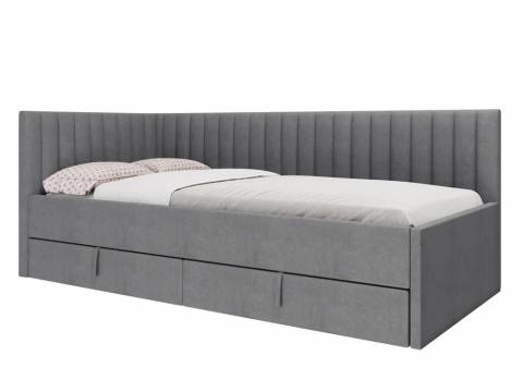 Кровать Оскар велюр luma 23