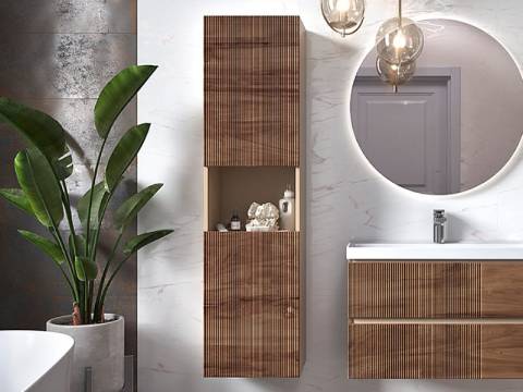 Шкаф навесной Mondi 400 акация темная