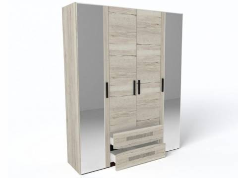 Шкаф 4-х дверный Мале