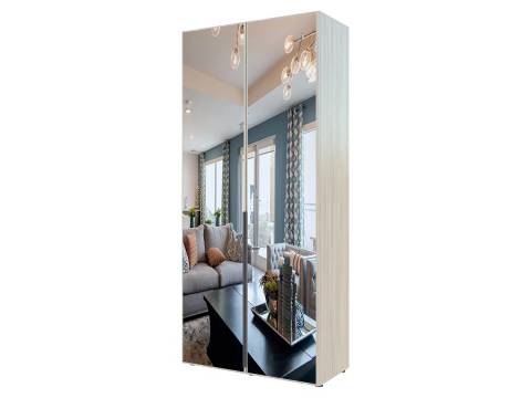 Шкаф Гранд ГШП/2-21-10-22 (двери тип 2) с зеркалами