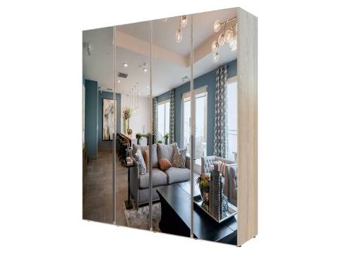 Шкаф Гранд ГШК/1-23-20-2222 (двери тип 2) с четырьмя зеркалами