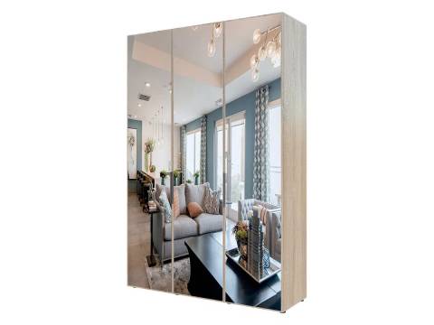 Шкаф Гранд ГШК/3-21-15-111 (двери тип 1) с тремя зеркалами