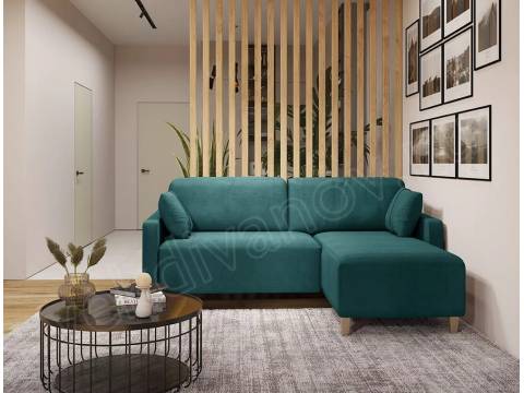 Угловой диван Стокгольм Newtone emerald