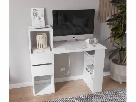 Стол письменный с ящиками арт. 235 белый