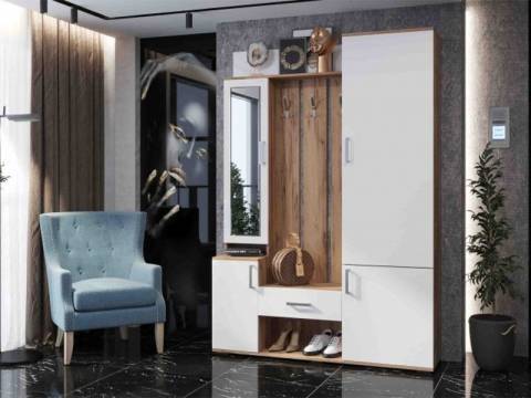 Прихожая Визит дуб -белый