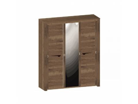 Шкаф-купе 3-х дверный Гарда Дуб галифакс Табак