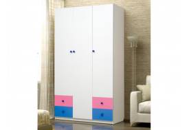 Шкаф 3-х дверный с ящиками Радуга