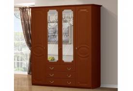 Шкаф 4-х створчатый МДФ Ивушка-5