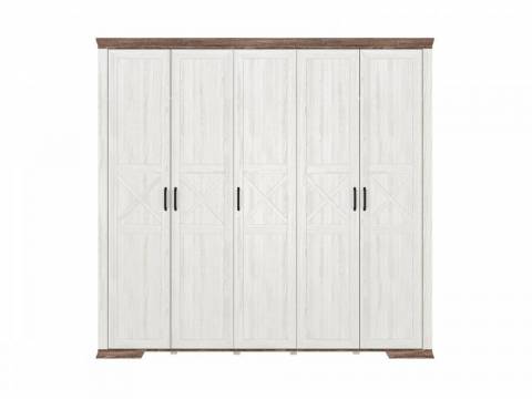 Шкаф SZF5D Марсель ясень снежный