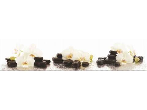 Фартук с фотопечатью Цветы и камни SP190