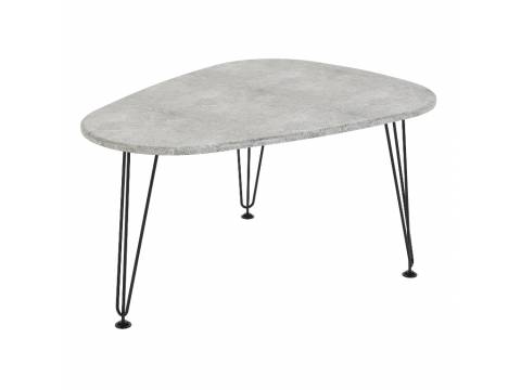 Стол журнальный Куба бетон светлый