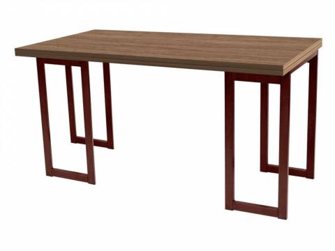 Стол Трансформер металлический шимо темный шоколад