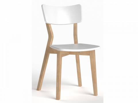 Стул Минкар 3.0 ЖС Морилка дуб натуральный-Эмаль белая