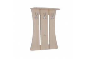 Вешалка настенная Уют 1 дуб млечный