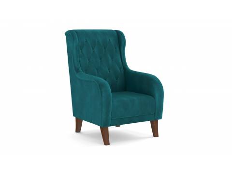 Кресло для отдыха Амарант велюр тенерифе изумруд