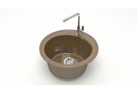 Мойка круглая Венди Z4Q9 терракот