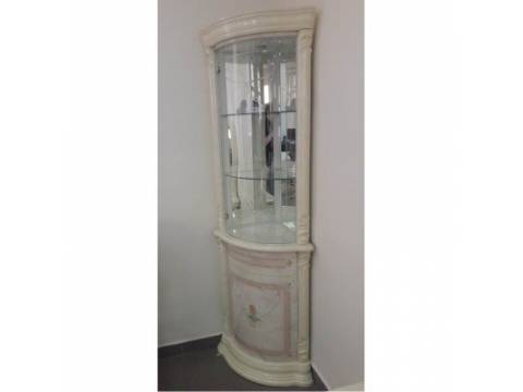 Витрина угловая Роза беж